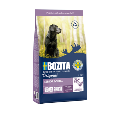 BOZITA Senior 3kg + Überraschung für den Hund