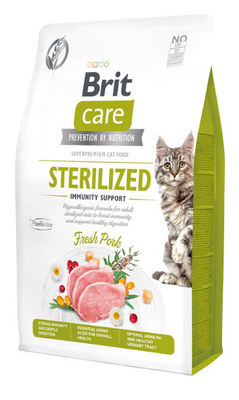 BRIT Care Cat Grain-Free Sterilized Immunity Support 7kg + Überraschung für die Katze