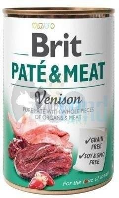 BRIT PATE & MEAT VENISON   6 x 400g