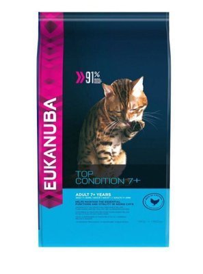 EUKANUBA Top Condition Adult 7+ 10kg + Überraschung für die Katze