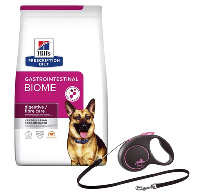 HILL'S PD Prescription Diet Canine Gastrointestinal Biome 10kg + Flexi GRATIS!!!