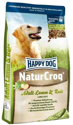 Happy Dog NaturCroq Lamm und Reis 15 kg+Überraschung für den Hund