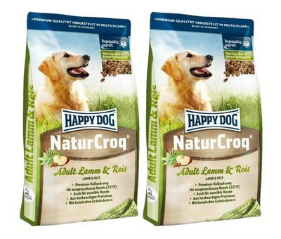 Happy Dog NaturCroq Lamm und Reis 2x15 kg