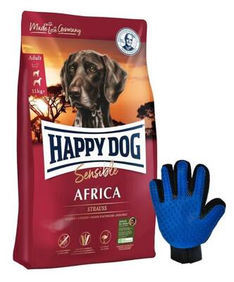 Happy Dog Supreme Africa 12,5kg + Kämm Handschuh GRATIS!