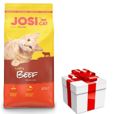 JOSERA JosiCat Tasty Beef 18kg +überaschung für die Katze 