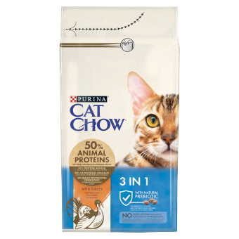 PURINA Cat Chow Special Care 3w1 1,5kg + Dolina Noteci 85g