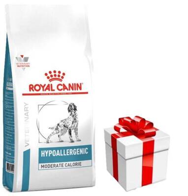 ROYAL CANIN Hypoallergenic Moderate Calorie HME23 14kg + Überraschung für den Hund
