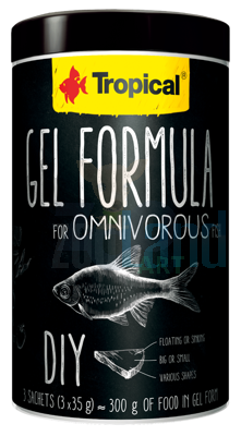 TROPICAL Gel Formula DIY Futter für allesfressende Fische 2x 1 l