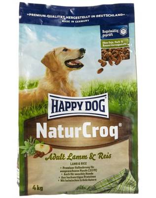  Happy Dog NaturCroq LAMB & RICE 4kg +Überraschung für den Hund