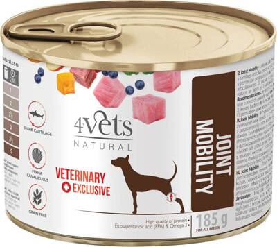 4 Vets Dog Joint Mobility 185g