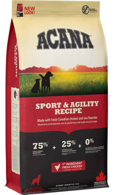 ACANA HERITAGE Sport & Agility Dog 17kg + Überraschung für den Hund