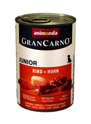 Animonad Dog GranCarno Junior Rind und Huhn 400g