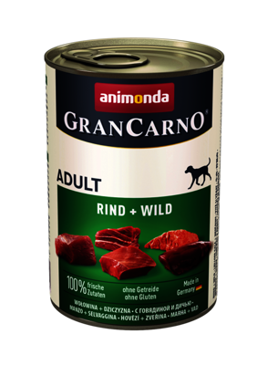 Animonda Dog Gran CarnoAdult Adult Rind und Wild 12x400g