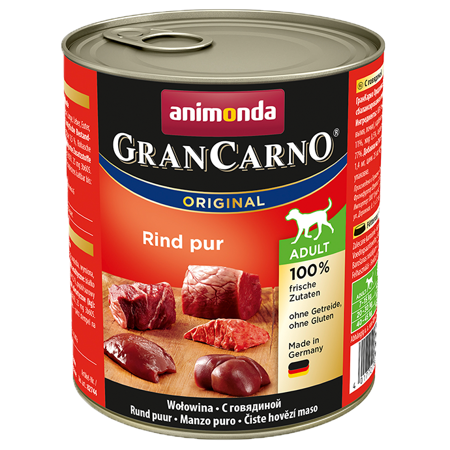 Animonda Dog GranCarno Adult Rind Pur 12x800g