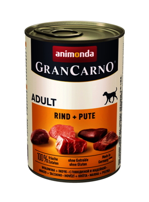 Animonda Dog GranCarno Adult Rind und Pute 12x400g