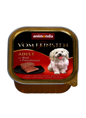 Animonda Dog Vom Feinsten Rind und Putenherzen 150g