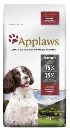 Applaws Dog ADULT Kleine & mittlere Rasse Huhn & Lamm 7,5kg