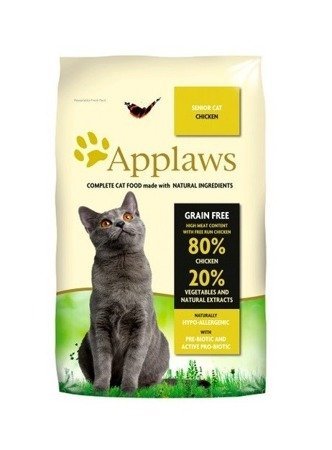 Applaws Trockenes Katzenfutter Senior 7,5kg + Überraschung für die Katze