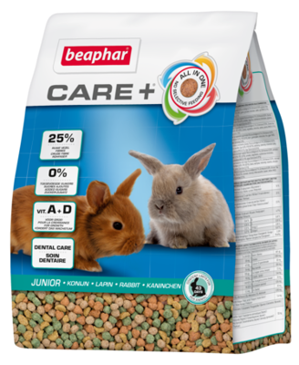 BEAPHAR-Care+ Rabbit Junior 1,5kg -  Super Premium Futter für junge Kaninchen