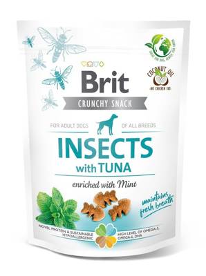 BRIT CARE Dog Crunchy Cracker Insects rich in Tuna 200g