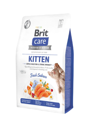 BRIT Care Cat Grain-Free Kitten Gentle Digestion & Strong Immunity 7kg + Überraschung für die Katze