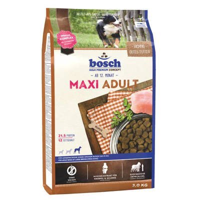 Bosch Maxi Adult 3kg +Überraschung für den Hund