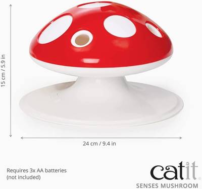 CATIT Senses Mushroom Zabawka dla kota 15 x 24 cm