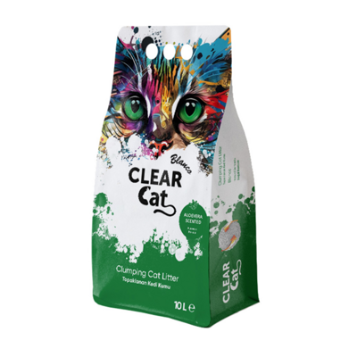Clear Cat Blanco Aloe Bentonitstreu 10l