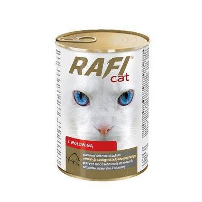 DOLINA NOTECI RAFI Cat Häppchen mit Rindfleisch in Sauce 12x415g 