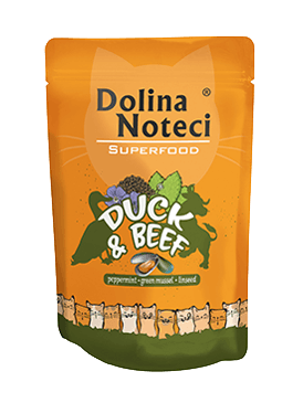 DOLINA NOTECI Superfood - Ente und Rindfleisch - Beutel 10x85g