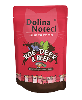 DOLINA NOTECI Superfood - Rehe und Rindfleisch - Beutel 10x85g