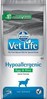 FARMINA Vet Life Dog Hypoallergenic Egg & Rice 12kg+Überraschung für den Hund