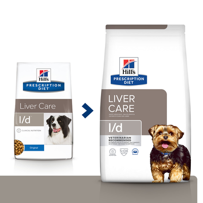 HILL'S PD Prescription Diet Canine L/d Liver Care 10kg+ Überraschung für den Hund