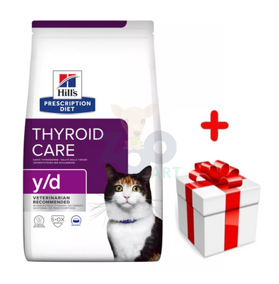 HILL'S PD Prescription Diet Feline y/d 1,5kg + Überraschung für die Katze