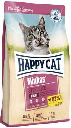 Happy Cat Minkas sterilisiertes Geflügel 10kg