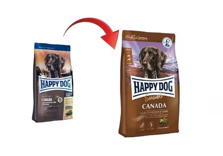 Happy Dog Supreme Canada 1kg+Überraschung für den Hund
