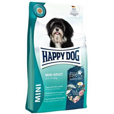 HappyDog Mini Adult 4kg + Überraschung für den Hund