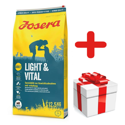 JOSERA Light & Vital 12,5kg + Überraschung für den Hund