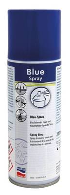 Kerbl Blaues Färbespray für die Huf- und Huflederhautpflege, Blue Spray 200 ml