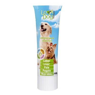 Lovi Dog Snack Cremepastete Leber - Hundepastete in der Tube, mit Leber und Vitaminen 90g 