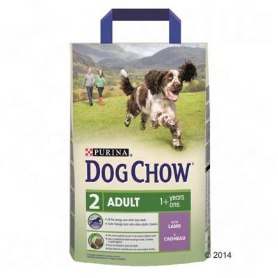 PURINA Dog Chow Adult Lamb 2,5kg + Dolina Noteci 150g