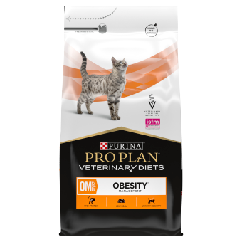 PURINA Veterinary PVD OM Obesity Management Cat 5kg + Überraschung für die Katze
