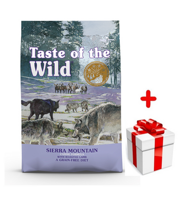 TASTE OF THE WILD Sierra Mountain 5,6kg + Überraschung für den Hund