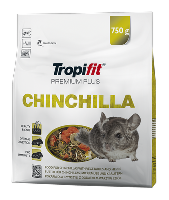 TROPIFIT Premium Plus CHINCHILLA 750g - für Chinchillas