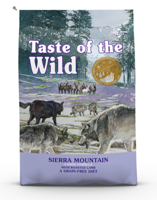 Taste of the Wild Sierra Mountain 12,2kg + Überraschung für den Hund