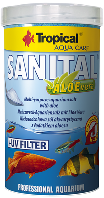 Tropical Sanital Aquariumsalz mit Aloe-Vera 500 ml