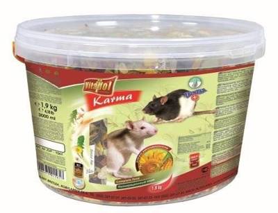 VITAPOL Komplettfutter für Ratten 1,9 kg Eimer