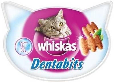 WHISKAS Dentabits 40g - eine zahnärztliche Delikatesse für eine Katze