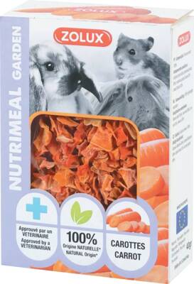 ZOLUX NUTRIMEAL3 GARDEN Treat mit Karotten 3x40 g + ZOLUX NUTRIMEAL 3 mix für Meerschweinchen 800 g GRATIS