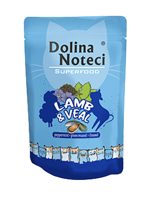 DOLINA NOTECI Superfood - Kalbfleisch und Lamm - Beutel 85g
